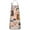 Dachshund and Flower, variant on Cute Dogs Pattern Apron-Garden Aprons for Women with Pockets-Cotton Linen Waterproof Kitchen Cooking Gardening Aprons Adjustable for Kitchen,Cooking,BBQ and Salon 33x27 Inch