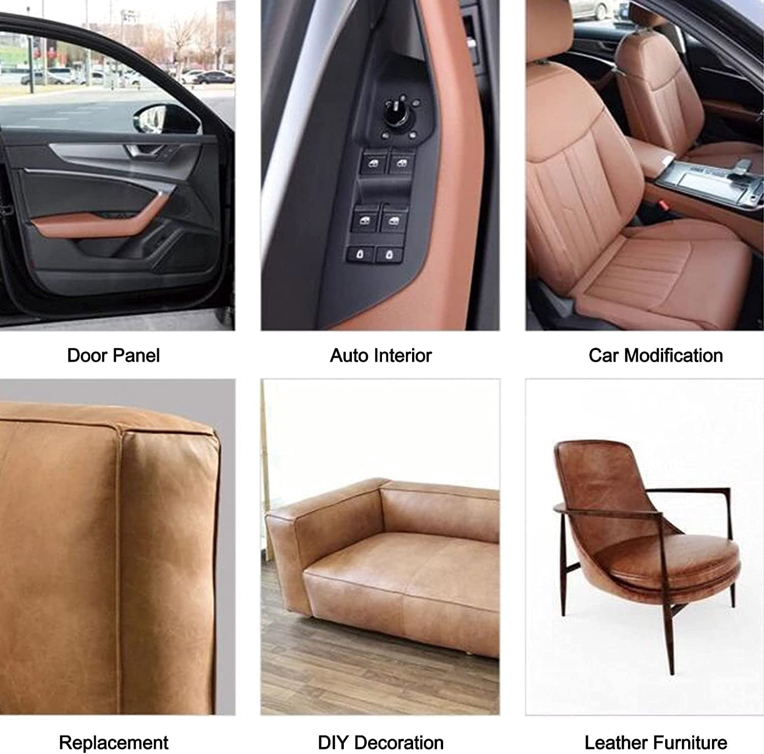 Synthetic Leather Fabric Upholstery Vinyl Material for Seat Replace, Craft Sewing, Handmade DIY (Blue,54" x 68")