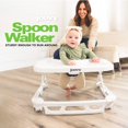 Joovy Spoon Walker Baby Activity Center, Charcoal, Compact Foldable