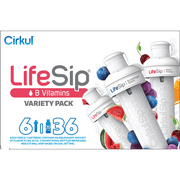 Cirkul LifeSip Flavor Cartridge Variety Pack, 6-Pack (2 Fruit Punch, 2 Blueberry Grape, 2 Watermelon)
