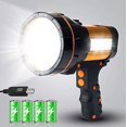 thumbnail image 1 of Ultra Powerful Led Flashlight Usb Rechargeable Torch Light Super Bright High Long Range, For Household Camping Emergency, 1 of 5
