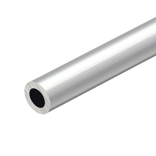 Tuberías redondas de aluminio Uxcell 6063, tuberías rectas sin costuras 20mm x 10mm x 300mm