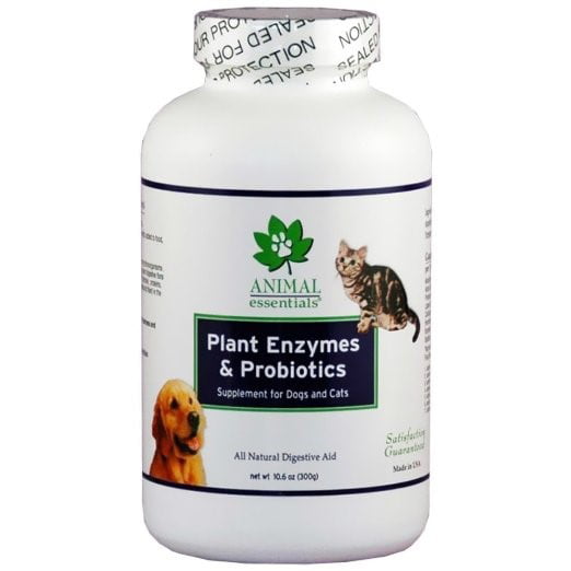 Animal Essentials Plant Enzyme & Probiotics Dog & Cat Supplement,  Oz -  