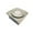 Satin, variant on Aero Pure AP120-SL W ow Profile 120 CFM 0.7 Sones Slim Fit Bathroom Ceiling Fan with Light Pad & Grille, White
