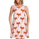 thumbnail image 1 of Fotbe cute fox pink Vestido de Verano sin Mangas para Mujer – Vestido Midi Línea A, Estilo Camiseta Floral, Vestido Playero Casual y Fluido, 1 of 7