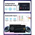 thumbnail image 4 of Estéreo de coche PLZ Single DIN inalámbrico Carplay Android Auto 10.1, 4 of 8