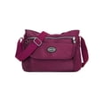 thumbnail image 2 of LAVA Womens Crossbody Bag Waterproof Nylon Shoulder Messenger Bag Casual Multi-Pockets Purse Handbag Rose Red, 2 of 10