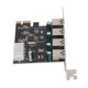 thumbnail image 5 of Tarjeta adaptadora PCIE a USB30 ANGGREK 4 puertos USB30 alta velocidad 5Gbps, 5 of 8