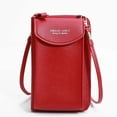 thumbnail image 1 of Pu Leather Blocking Crossbody Cell Phone Bag For Women Wallet Purse, Small Crossbody Cell Phone Purse For Women, 1 of 5