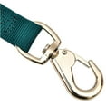 thumbnail image 2 of Jeffers Livestock Nylon Bucket Strap 24" – Heavy Duty Trigger Snap Hook for Hanging Water Buckets, Feeders, Hay Bags – Easy Use Fence Rail Loop for Barn, Horse, Goat, Dog, Stable, Tack - Green, 2 of 3