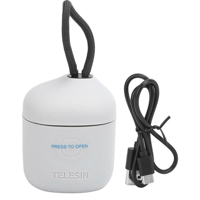 TELESIN Action Camera Battery Charging Box Card Reader Storage Case for Hero 9