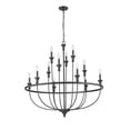 thumbnail image 2 of 28012-MB Millennium Lighting Emery - 12 Light Chandelier-40.2 Inch Tall and 40.2 Inch Wide-Matte Black Finish, 2 of 7