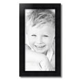 thumbnail image 2 of ArtToFrames 11" x 22" Satin Black Reverse Step Picture Frame, 11x22 inch Black Wood Poster Frame (WOM-1419), 2 of 7