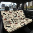 thumbnail image 7 of Psesaysky Car Back Seat Covers for Auto Interior Automotive, Skull Crow Rose 2 Pack Car Rear Seat Protectors Protects Against Dirt Dog Hair Easy to Install, 7 of 7