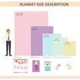 thumbnail image 5 of Collages Throw Blanket,Soft Fuzzy Flannel Throw Blanket Lightweight Warm Blanket for Adults and Kids Bed,Sofa,Car,Bed,Outdoors 40"x50", 5 of 6