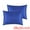 Royal Blue, variant on Unique Bargains Soft and Durable Envelope Closure Satin Pillowcase (2 Count) Dark Gray Standard