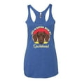 thumbnail image 2 of Wild Bobby, Life is Better with My Daschund Cute, Dog Lover, Women Tri-Blend Racerback Tank Top, Vintage Royal, Medium, 2 of 4