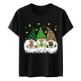 thumbnail image 4 of QIPOPIQ T-Shirts à Manches Courtes pour Femmes à Col Rond St. Patrick's Day T-Shirts Shamrock T-Shirt Chemise Verte T-Shirt St Patricks Day Chemises Tee Hauts Imprimés Chemises des Fêtes T-Shirts Graphiques Aubaines, 4 of 4