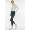 thumbnail image 4 of Kancan - Esther High-Rise Ankle Skinny Jeans with Raw Destructed Hem (27.5" Inseam) - KC7274LG -ST, 4 of 8