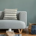 thumbnail image 4 of Ox Bay Textured Tufted Gray 20 in. Square Decorative Throw Pillow, 4 of 8