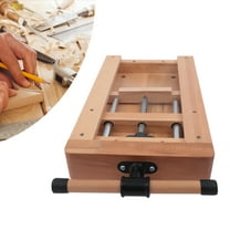ToppiJoy Wood Vise Workbench With Beech Wood Construction Stable Clamp Force For Woodworking Projects & Precision Carving