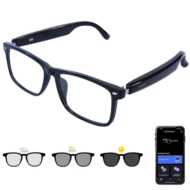 Gafas inteligentes XOOMEER KL07 con lentes de traducción Bluetooth