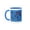 Blue/White, variant on 3drose, Scarlet Ibis, Para State, Brazil, 11oz Two-tone Black Mug