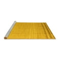 thumbnail image 2 of Ahgly Company Machine Washable Indoor Square Solid Yellow Modern Area Rugs, 7' Square, 2 of 4
