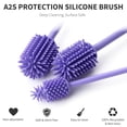 thumbnail image 4 of Juego de cepillos limpiabotellas A-Brush de silicona, 3 piezas, libre de BPA, 4 of 8