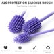 thumbnail image 4 of Juego de cepillos limpiabotellas A-Brush de silicona, 3 piezas, libre de BPA, 4 of 8
