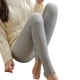 thumbnail image 4 of Gibobby Leggings con bolsillos dama Mallas gruesas otoño e invierno para mujer, mallas terciopelo con rayas verticales algodón cintura alta, pantalones 330g（D，Talla única), 4 of 5