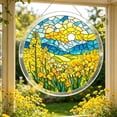 thumbnail image 3 of Acrylic Puzzles Suncatcher Window Hanging, 83 Pieces 7.4 Inch Sun Catcher Stained Glass Acrylic Puzzle Decoration for Women Men Mom Birthday Home Decor (Blossom Songbirds Animals), 3 of 8