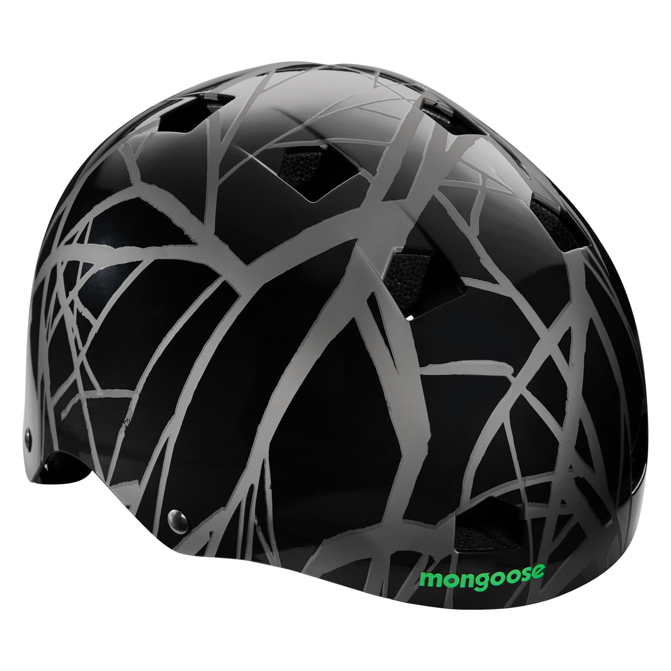 Mongoose Rebel Youth Unisex Multi-Sport Helmet, Gray