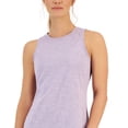 thumbnail image 2 of ID Ideology Womens Essentials Heathered Keyhole Back Tank Top Rhapsody L, 2 of 3