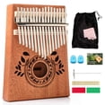 thumbnail image 1 of Piano Kalimba UNOKKI de 17 teclas, color caoba, con accesorios, 1 of 8