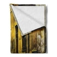 thumbnail image 2 of Street Soft Flannel Fleece Throw Blanket, Old Empty Dark City Streets Avenues with Homes Photograph Civilization Print, Cozy Plush for Indoor and Outdoor Use, 50" x 60", Multicolor, by Ambesonne, 2 of 5