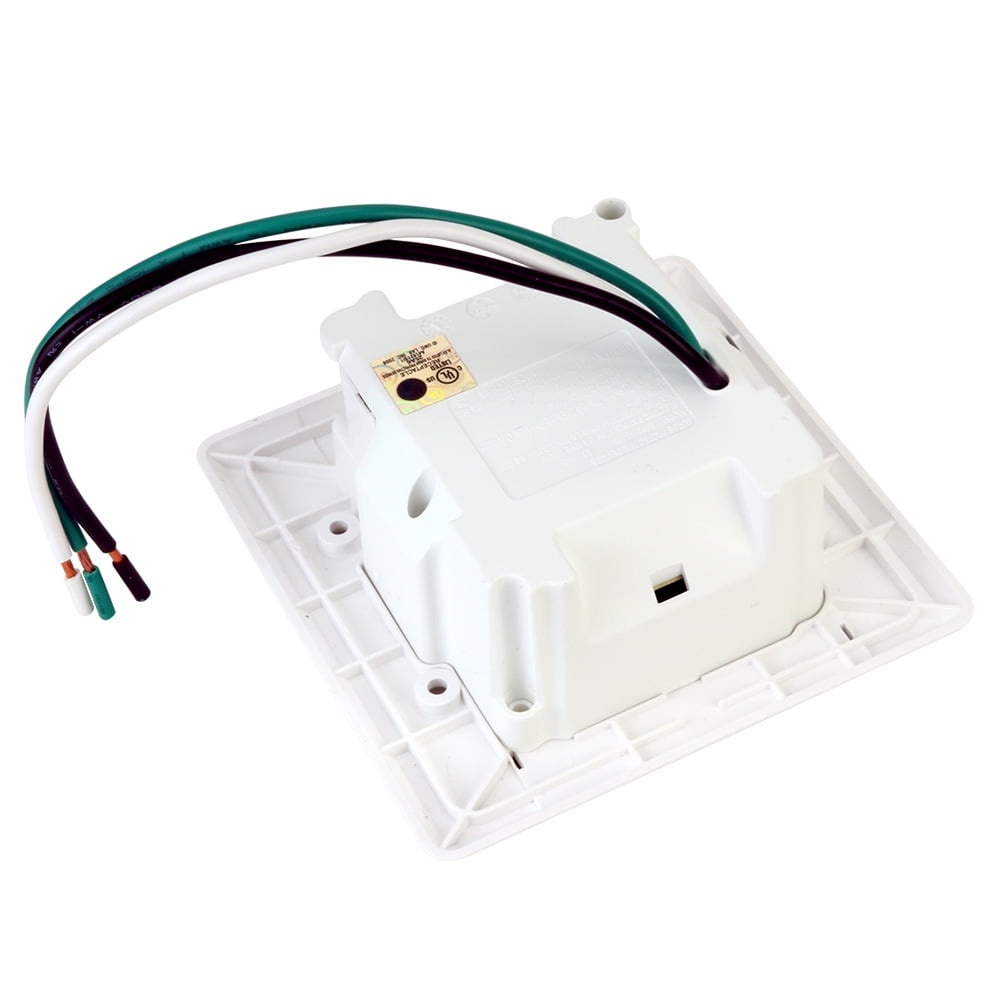 Element-Hz Power Series In-Wall Surge Protector w/ Recessed Dual Outlet, 1080 Joules