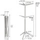 thumbnail image 4 of Household Essentials Simple Indoor Tripod Clothes Drying Rack with Carrying Handle for Laundry | Grey, Small,, 4 of 8