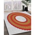 thumbnail image 3 of Ahgly Company Machine Washable Indoor Rectangle Transitional Lava Red Area Rugs, 8' x 12', 3 of 7