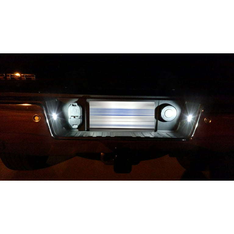 Full LED License Plate Tag Light Assembly Fit for Chevy Silverado Traverse  Avalanche Tahoe Suburban 1500 2500 Cadillac Escalade GMC Yukon XL