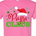 thumbnail image 4 of Inktastic Papa Claus with Christmas Santa Hat and Snowflakes T-Shirt, 4 of 5