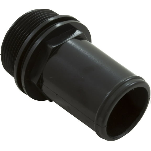 Waterway 417-6141 Hose Adapter 1-1/2"mpt x 1-1/2"hose Male Smooth Black