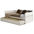 thumbnail image 2 of Camaflexi Tribeca Solid Wood Twin Daybed and Trundle Set in White, 2 of 6
