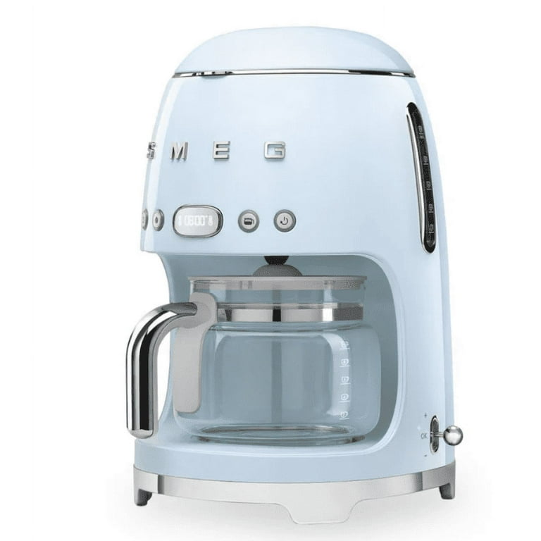 Smeg 50's Retro Style Aesthetic Drip Filter Coffee Machine, 10 cups, Pastel Blue Smeg 50's Retro Style Aesthetic Drip Filter Coffee Machine, 10 cups, Pastel Blue