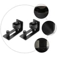 thumbnail image 1 of Barn Door Stay Roller 2Pcs Black Metal Floor Guide for Barn Door Floor Scratch Protection, 1 of 3