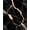 Black, Pattern 2, variant on Flatwoven High Traffic Area Rug, Gilded Marble Look Black Abstract, Non Slip, Stain Resistant, Washable Area Rugs for Living Room, Bedroom(Black, 4X6)