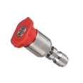 thumbnail image 1 of Puntas de boquilla de rociado Accesorios de arandela eléctrica Boquilla de Múltiples grados de rociado 4000 PSI rápida de 1/4 rojo Gloria Boquilla de pulverización, 1 of 9