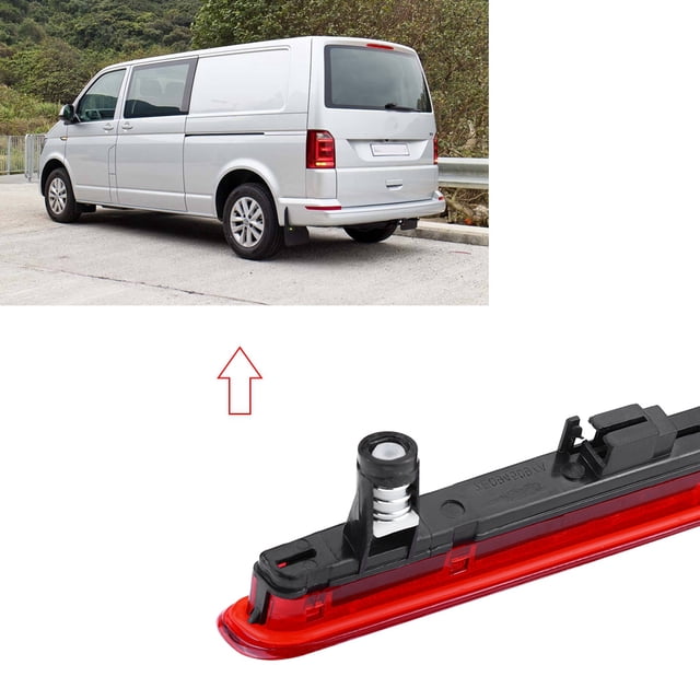 7E0945097A, Modificación 16 LED Reparación De La Tercera Lámpara De Freno Luz De Freno Trasera De Alto Nivel Lente De Iluminación Roja 340x32mm Para Automóvil ANGGREK Rear Light