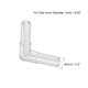 thumbnail image 2 of Conector de válvula de aire para acuario, tubería en línea de plástico, codo, válvulas, para línea de aire de estanque de acuario de 4mm 10 piezas, 2 of 4
