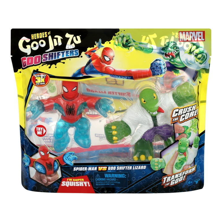 Heroes of Goo Jit Zu Marvel S7 Hero Pk Blue Strike Spider-Man Goo Shifter